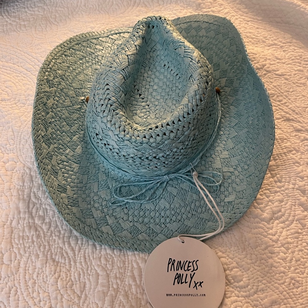 Princess Polly Yeehaw Blue Cowboy Hat